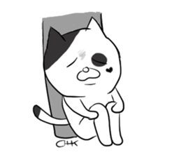 Cute cat x Abbey sticker #9030219
