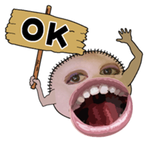 New Year (big mouth) sticker #9030436