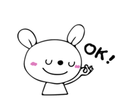 rabbit Chibi-chibi sticker #9030724