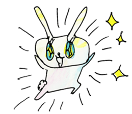 kirakira usa-chan sticker #9030801