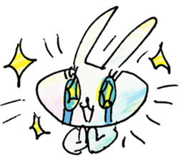 kirakira usa-chan sticker #9030802