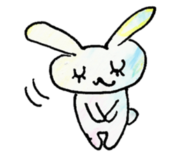 kirakira usa-chan sticker #9030805