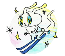 kirakira usa-chan sticker #9030814