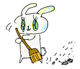 kirakira usa-chan sticker #9030818