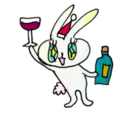 kirakira usa-chan sticker #9030821