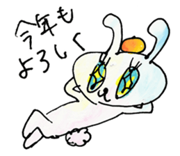 kirakira usa-chan sticker #9030832