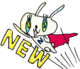 kirakira usa-chan sticker #9030836