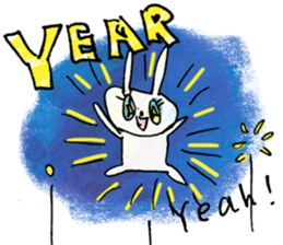 kirakira usa-chan sticker #9030837