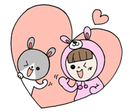 Pretty Favorite girl There is no letter sticker #9031041