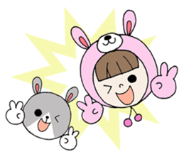 Pretty Favorite girl There is no letter sticker #9031043