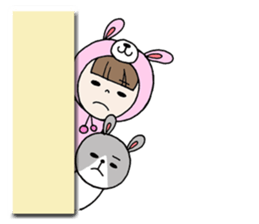 Pretty Favorite girl There is no letter sticker #9031044