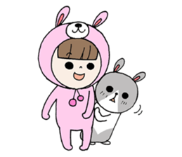 Pretty Favorite girl There is no letter sticker #9031046