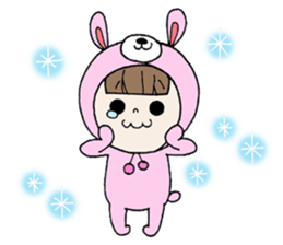 Pretty Favorite girl There is no letter sticker #9031049