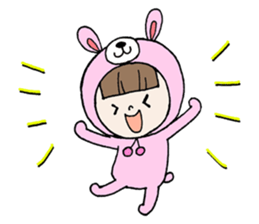 Pretty Favorite girl There is no letter sticker #9031050