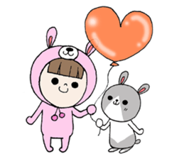 Pretty Favorite girl There is no letter sticker #9031057