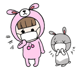 Pretty Favorite girl There is no letter sticker #9031059