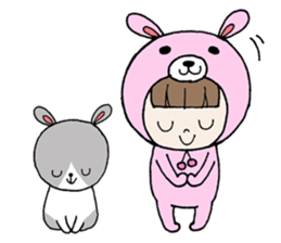 Pretty Favorite girl There is no letter sticker #9031062