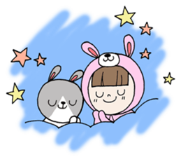 Pretty Favorite girl There is no letter sticker #9031063