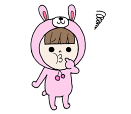 Pretty Favorite girl There is no letter sticker #9031065