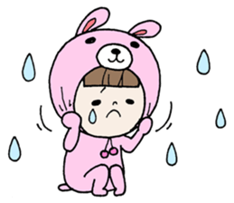 Pretty Favorite girl There is no letter sticker #9031070