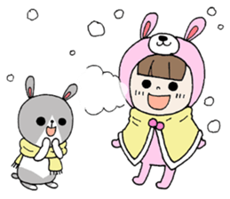 Pretty Favorite girl There is no letter sticker #9031076