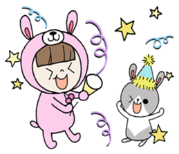 Pretty Favorite girl There is no letter sticker #9031077