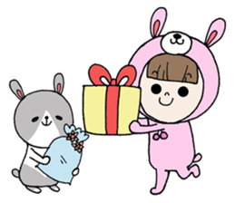 Pretty Favorite girl There is no letter sticker #9031078