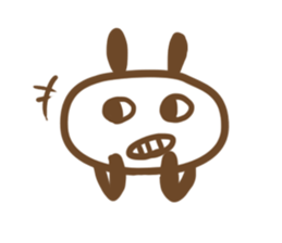 Simple Rabbit :3 sticker #9031120