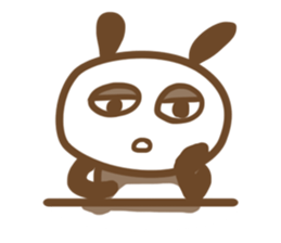 Simple Rabbit :3 sticker #9031121