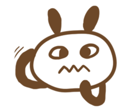 Simple Rabbit :3 sticker #9031124