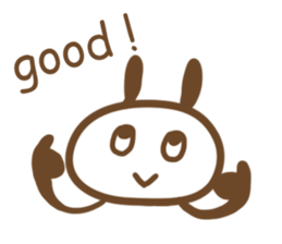 Simple Rabbit :3 sticker #9031126