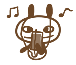 Simple Rabbit :3 sticker #9031139