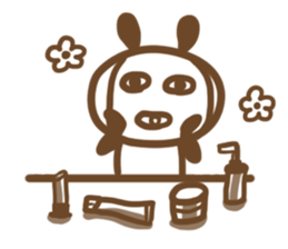 Simple Rabbit :3 sticker #9031141