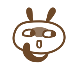 Simple Rabbit :3 sticker #9031144