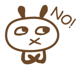 Simple Rabbit :3 sticker #9031147