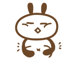 Simple Rabbit :3 sticker #9031152