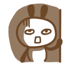 Simple Rabbit :3 sticker #9031153