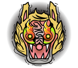 side-part cat sticker #9031784