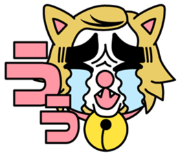 side-part cat sticker #9031788