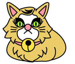 side-part cat sticker #9031791