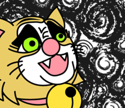 side-part cat sticker #9031797