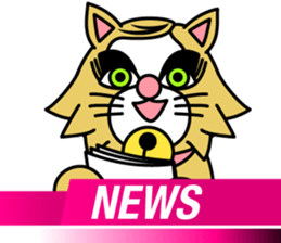 side-part cat sticker #9031808