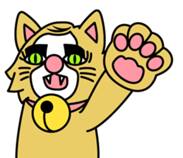 side-part cat sticker #9031814