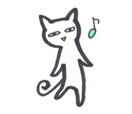 grinning cat sticker #9032794