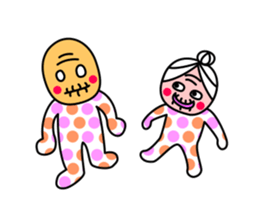 child grandmother sticker #9032870