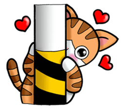 Poker face & Piggy cat Part2 sticker #9033047