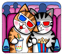 Poker face & Piggy cat Part2 sticker #9033052