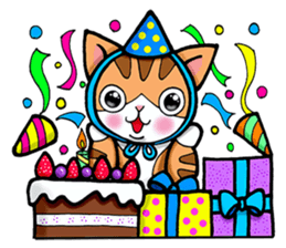 Poker face & Piggy cat Part2 sticker #9033053