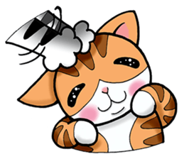 Poker face & Piggy cat Part2 sticker #9033054