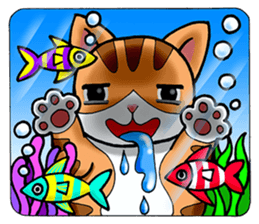 Poker face & Piggy cat Part2 sticker #9033055